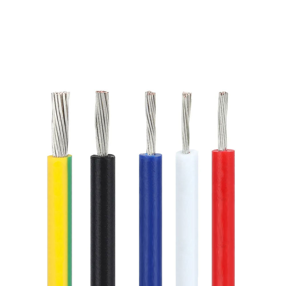 UL1007 Kabel Bersertifikat UL kawat bulat inti tunggal