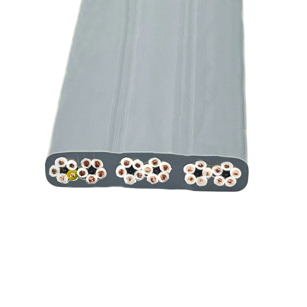 HO5VVD3H6-F Ketahanan terhadap minyak dan bahan kimia Lift Traveling Flat Cable