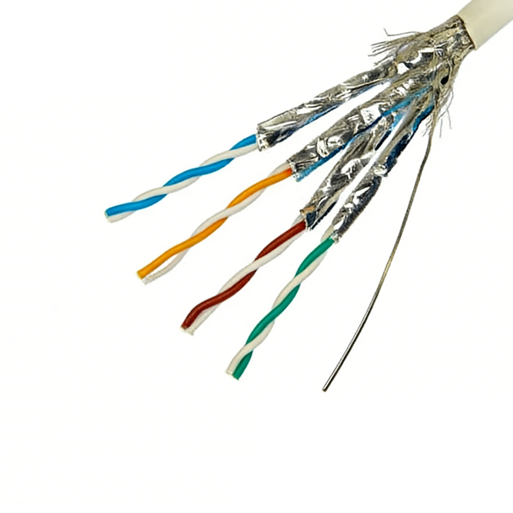 Kabel Bus Industri Cat8 Pembuangan panas dan daya tahan